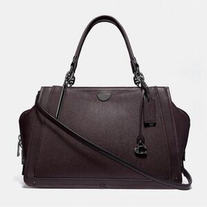 Coach Dreamer Leather Bag in Oxblood